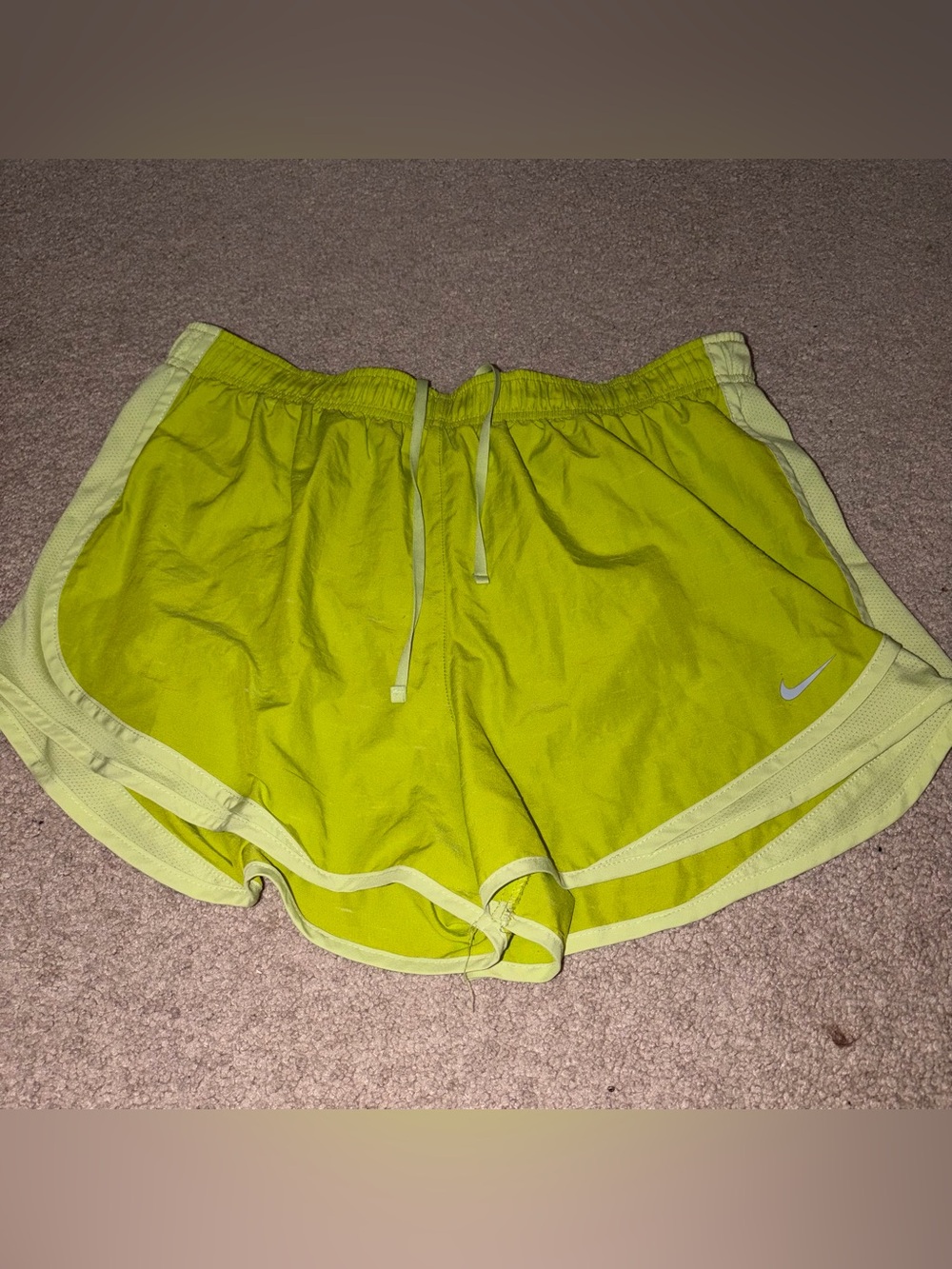 Nike Neon Dri-Fit Running Shorts